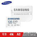 三星EVO Plus存储卡 32GB/SDHC 64GB/128GB/256GB/512GB SDXC Micro SD/TF闪存卡 MicroSD UHS-1 适用于手机无人机相机
