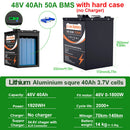 EScooter Ebike Battery Pack 36V 48V 52V 60V 72V 40Ah 25Ah 20Ah Waterproof Lithium Batteries 250W-3000W Motorcycle/Trikes/Bicycle