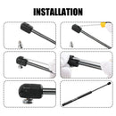 Pair Hood Lift Bonnet Struts Supports Shocks For Dodge Ram 1500 2500 2009 - 2018