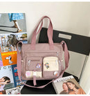 Waterproof Canvas Women Handbags Shoulder Bag Nylon Ladies Messenger Bag Oxford Crossbody Bags Tote Book Bags for Girls Satchels