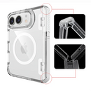 Luxury Clear Shockproof Hinge Bracket Phone Case For iPhone 18 Duo For iPhone 18 Fold Ultra Magnetic Folding Hard Protect Cover