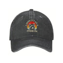 2025 New Print Washed Cotton Baseball Cap for Men Women Vintage Casual Peaked Caps Outdoor Running Sun Hat Adjustable Soft Top