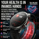 The BioPulse Pro | AMOLED Health Smartwatch — ECG, Blood Pressure & AI Body Scan