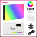 Ulanzi VL120 RGB 柔光罩补光灯 2500-9000K CRI 95+ 3100mAh 摄影灯 摄像灯 手机补光灯