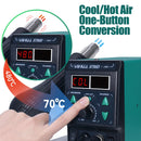 YIHUA 8786D 电烙铁热风焊台 DIY 数显返修台手机维修 BGA SMD 焊接工具焊台