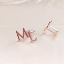 Custom Initials Cufflinks for Men Wedding Groom Suit Buttons Gentleman Cufflinks Personalize Cufflinks for Men's Accessories