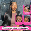 The Aurelia | Bone Straight HD Lace Front Wig in Remy Human Hair