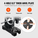 SucceBuy Heavy Duty Arbor Press 1 Ton Ratchet Leverage Arbor Press with Handwheel Manual Desktop Metal Arbor Press for Riveting