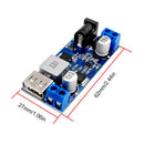 DC-DC 24V/12V 转 5V 5A 降压充电模块 USB 降压转换器模块 手机降压电源模块