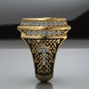Hot-selling retro eagle with zircon ring creative fashion single item men's accessories
