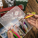 Fishing Advent Calendar 2024 Soft Lures Spoons Minnow Christmas Countdown Calendar Fishing Lures Set Surprise Xmas Gifts for Men