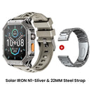 HAYLOU IRON N1 Smart Watch 2.13’’AMOLED Display 5ATM Waterproof Bluetooth Call Sport Smartwatch for Outdoor 30 Days Battery Life