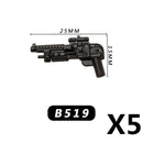 MOC Medieval Accessories Building Blocks Military Soldiers Shoulders Armor Blaster Helmets Weapons War Bricks Children Toys B038