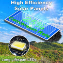 4200W 太阳能路灯户外 - 4500K 太阳能户外防水黄昏到黎明灯，商用太阳能停车场灯，带