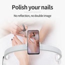 Half-moon beauty light, nail light with touch control, foldable portable lamp, LED fill light with phone holder