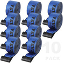 VEVOR 30/40ft Winch Truck Straps with Flat Hook Flatbed Tie Downs Cargo Control for Trailers Towing Farms Rescues Tree Saver