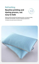 1-4PCS 48x74cm Ice Bean Pillowcase Summer Cooling Solid Color Cool Touch Fabric Washable for Air Conditioning Room