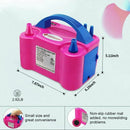 1PCS Electric Balloon Pump Inflator 2 Nozzles Plug Air 600W High Power Portable Balloon Accessories Suitable for Party Weddings