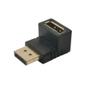 向上向下Displayport适配器 直角DP适配器 8k/60Hz 4K/144Hz 直通 90度角Displayport 1.4转换器
