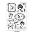 1Sheet Spring Cherry Blossom Season Clear Stamps for DIY Scrapbooking Flowers Silicone Clear Stamp Seals for Cards Making Photo