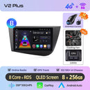 Junsun安卓无线CarPlay车载收音机，适用于西亚特Leon MK2 2005-2012，车载智能系统DSP SWC RDS GPS FM BT
