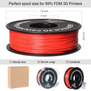 Geeetech Pure PLA Filament 1.75mm, 1KG (2.2LBS), Tangle-Free 3D Printer Filament, ±0.03mm High Precision, Vacuum Sealed, Eco-Fri