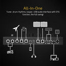 VALETON GP-200LT Guitar Bass Amp Modeling IR Cabinets Simulation Multi-Effects with FX Loop MIDI I/O Stereo OTG USB Audio