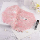 Rose Quartz Face Mask Cold Therapy Skin Care Tools Facial Cooling Massager Wrinkle Removal 100% Natural Jade Crystal Sleep Mask