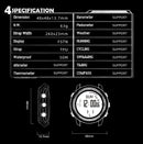NORTH EDGE VERTICO Men's Digital Watch Carbon Fiber Case Smart Watch For Man Sports WR50M Watch Altimeter Barometer Compass