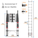 The Skyline Reach | Stainless Steel Telescopic Ladder, 150 kg Rated