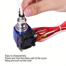 New PC4-M6 Pneumatic Fitting and 5 Pcs PC4-M10 Pneumatic Fitting for Creality Ender 3/Pro Ender 5 CR-10/10S 3D Printer
