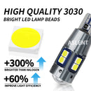 2/4件W5W T10 LED Canbus灯泡 白色冰蓝色 适用于汽车阅读灯 后备箱灯 驻车灯 无错误 12V