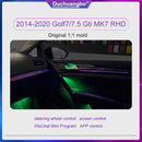 欧创博 LED氛围灯 适用于大众高尔夫7 gti 7.5 MK7 2014-2020 车内环境氛围灯 氛围照明 背光灯
