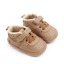 Lovely Baby Shoes Rubber Soft Soled Newborn First Walkers Kids Pu Leather Sport Shoes infants Boys Girls Casual Shoes Sneakers