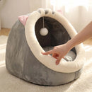 Cute And Soft Cat House Super Cat Bed Warm Deep Sleep Comfort  Cat Bed Pets Tent Cozy Cave Nest Small Dog Mat Bag