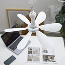The Zephyr | USB-Powered Modular Ceiling Fan with 6 Detachable Blades