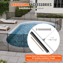 SucceBuy Pool Fence Pool Fences for Inground Pools Removable Child Safety Fencing Teslin PVC Fence Mesh Protects Kids and Pets