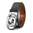 Men's Belt Metal G-Buckle PU Leather Belt High Quality Belts for Women Luxury Designer Brand Men's Black Belt
