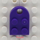 50pcs DIY Building Blocks 3176 Brick Heart Necklace/Key Ring Toys 2x 3 Heart-shaped Multicolor Educational Toy Gift for Children