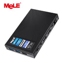 MeLE 无风扇迷你电脑 N100 台式机 LPDDR4x Windows11 8GB 16GB 512GB 小型游戏电脑 USB C型 4K 三显示器