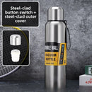 500/1000/1500ml Thermos Cup Stainless Steel Large Capacity Sports Water Bottle Vacuum Flask Portable Insulated Tumbler with Rope