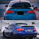适用于 2007-2013 款宝马 E92 M3 2D 双门真碳纤高尾翼鸭尾后备箱扰流板