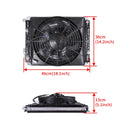 Universal Automotive 12V 24V A/C Air Conditioning Kit for Truck Minibus Van Tractor Digger RV Excavator AC Air Conditioner