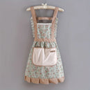 2pcs Canvas Apron for Women Home Kitchen Cooking Breathable Wear Apron Home Accessories