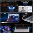 KAMRUI 18.5" 8000mAh Laptop Intel N150 4Core 16GB DDR4 512GB SSD Win11 Pro WiFi5 180° Foldable Notebook Computer for Home Office