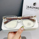 Ladies Trendy Style Reading Glasses New Fashion Wooden Legs Hyperopia Blue Light Blocking Computer Glasses Prescription Eyewear