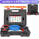 LAUNCH X431 PRO3S+ ELITE 汽车诊断工具 J2534 编程 拓扑图 ECU 编码 汽车 OBD OBD2 扫描仪 CANFD/DoIP/FCA