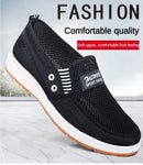 Men's  summer breathable mesh shoes, Oxford outsole, durable and non slip walking shoes, casual men's board shoes, work sandals