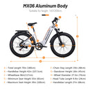 Shengmilo MX06 48V17.5AH 26 英寸 3.0 胖胎城市电动自行车男士电动山地车雪地摩托电动自行车 1000W 八方电机