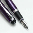 JINHAO X750 钢笔 圆形笔身 英文雕刻 抄写 书法 蘸水 金豪750 铜板体